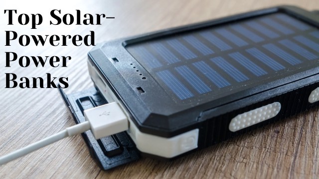solar power bank, best solar charger, portable solar power bank