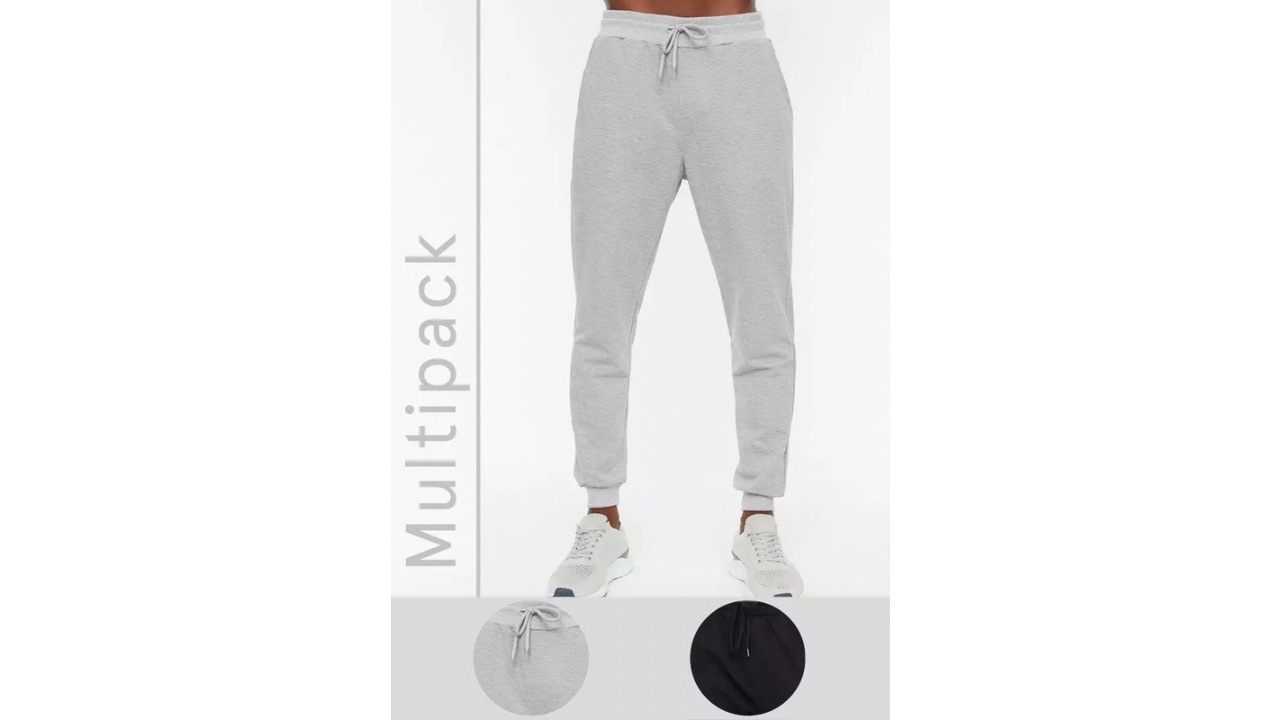Trendyol Elasticated Joggers Sweatpants - 2 Pack