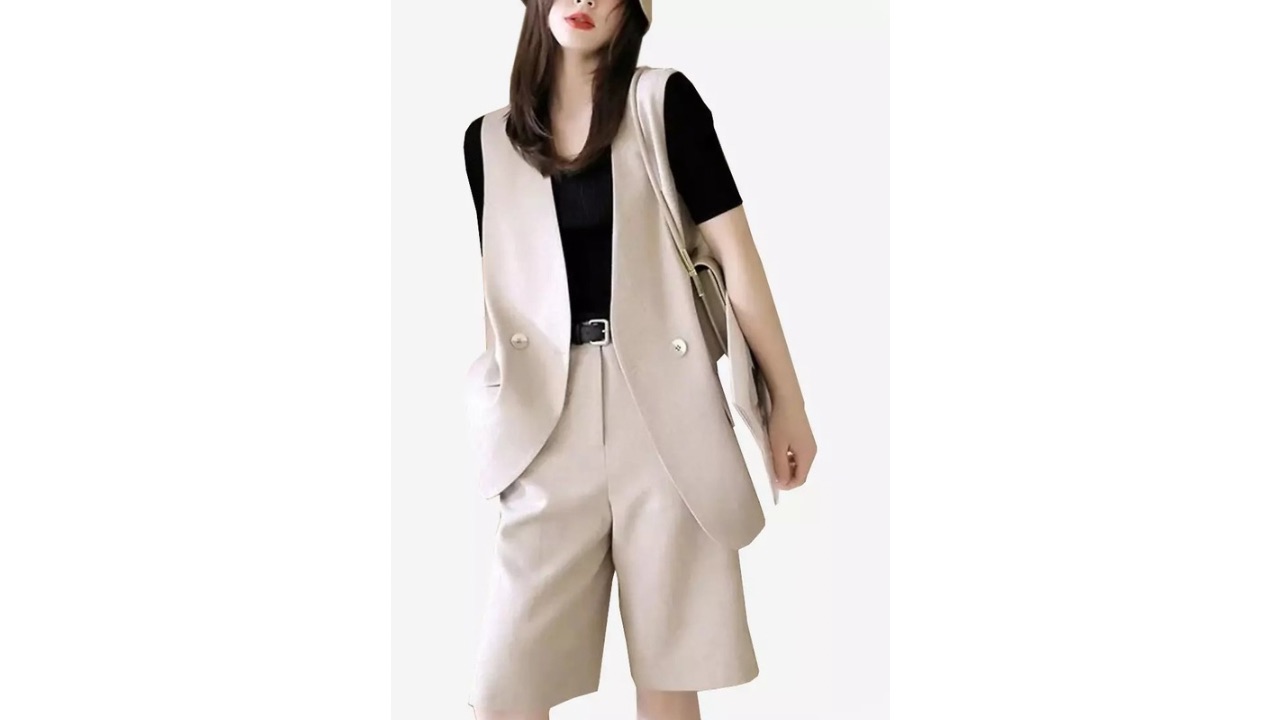 Twenty Eight Shoes VANSA Suit Pants Vest With T-shirt Three Piece Set VCW-St380.3pc