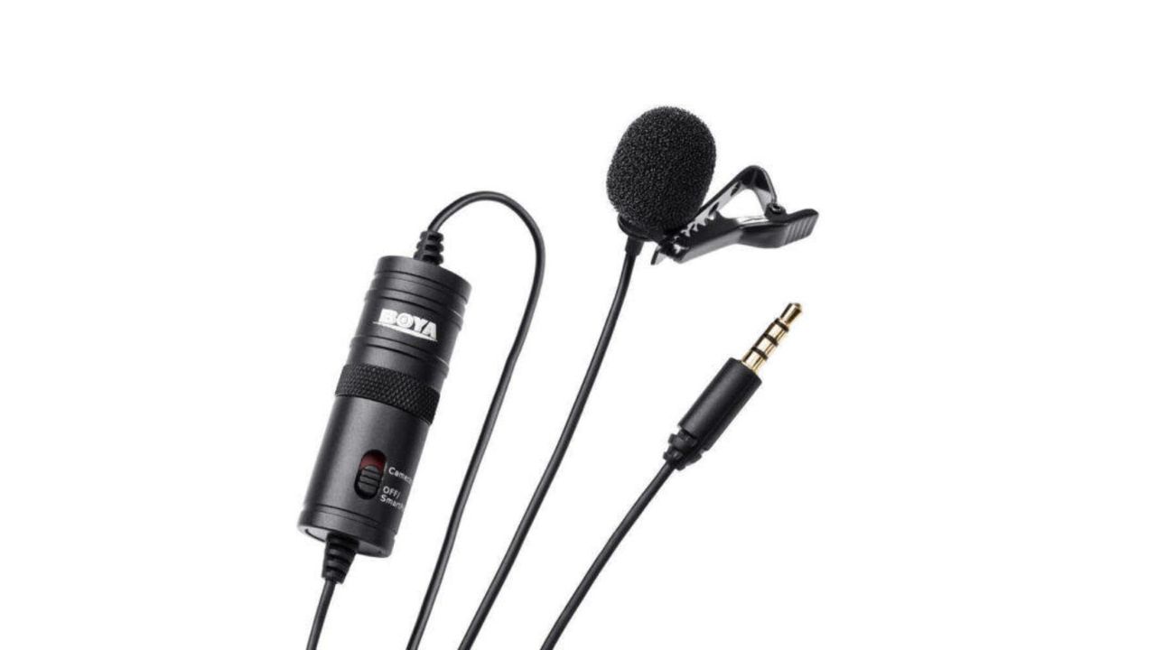 Boya ByM1 Auxiliary Omnidirectional Lavalier Condenser Microphone