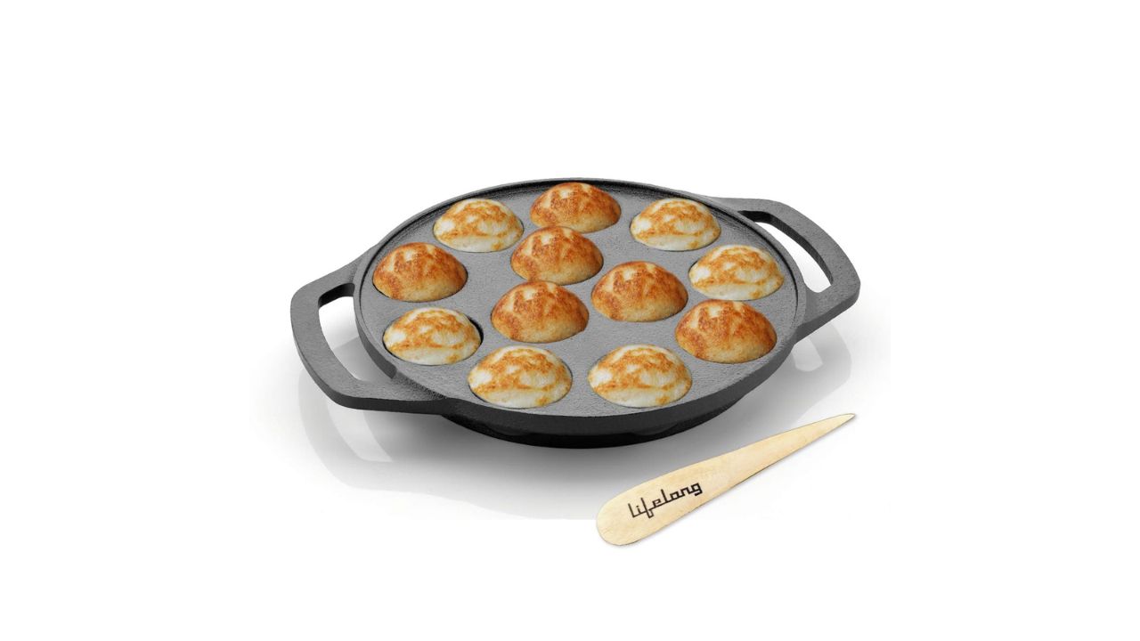Lifelong Cast Iron Paniyaram Pan