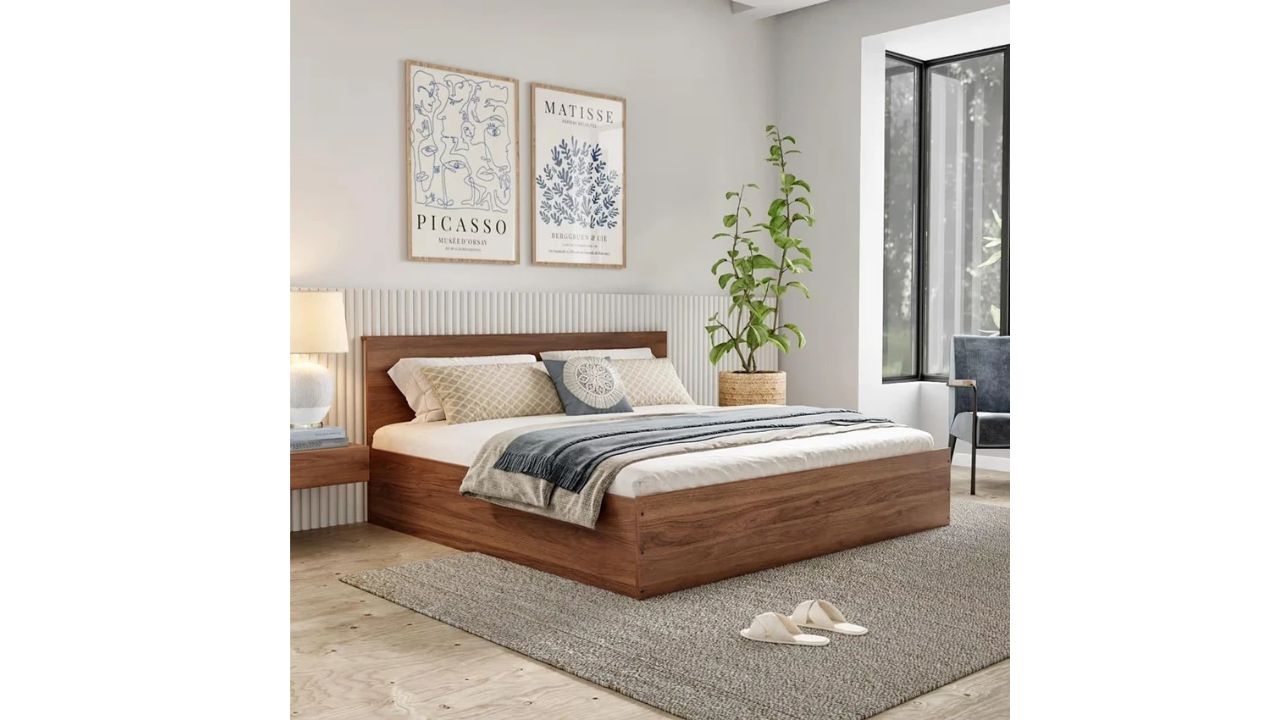 Wakefit Taurus Engineered Wood Queen Box Bed