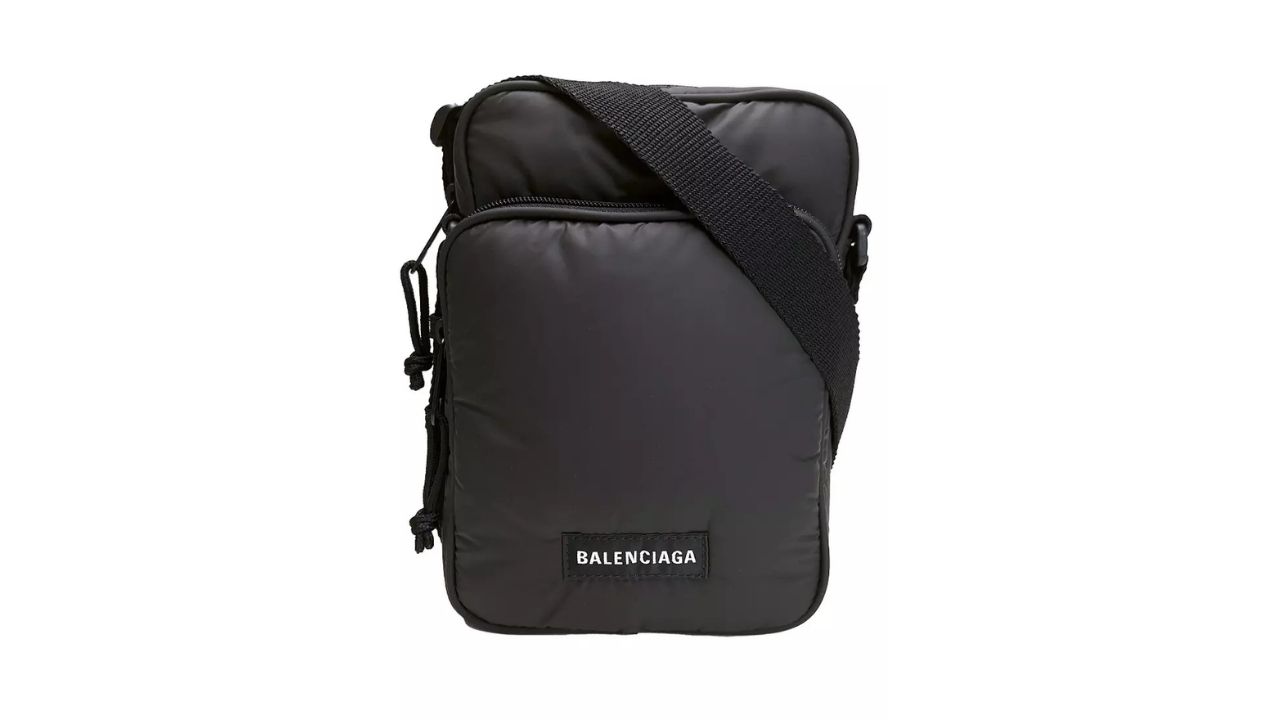 Balenciaga EXPLORER Crossbody Bag in Black