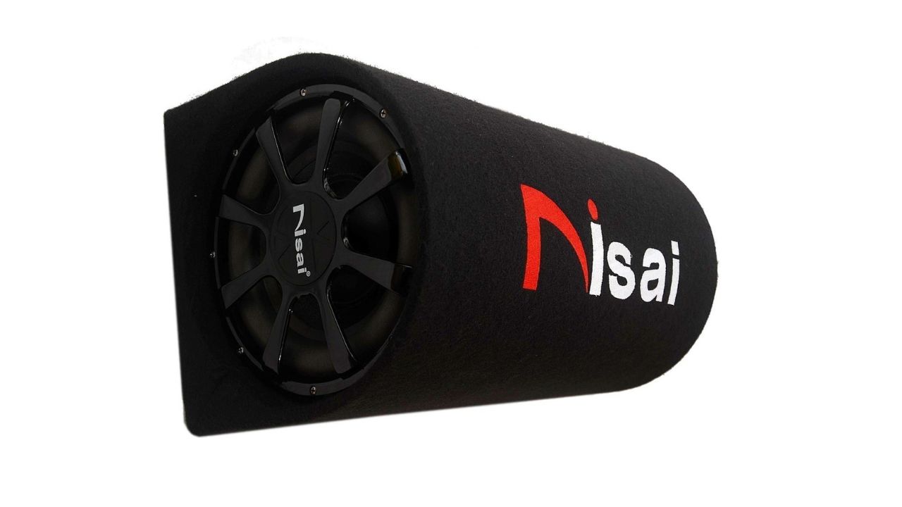 NISAI NS-4500 10-inch Ruffled D-Shape Subwoofer