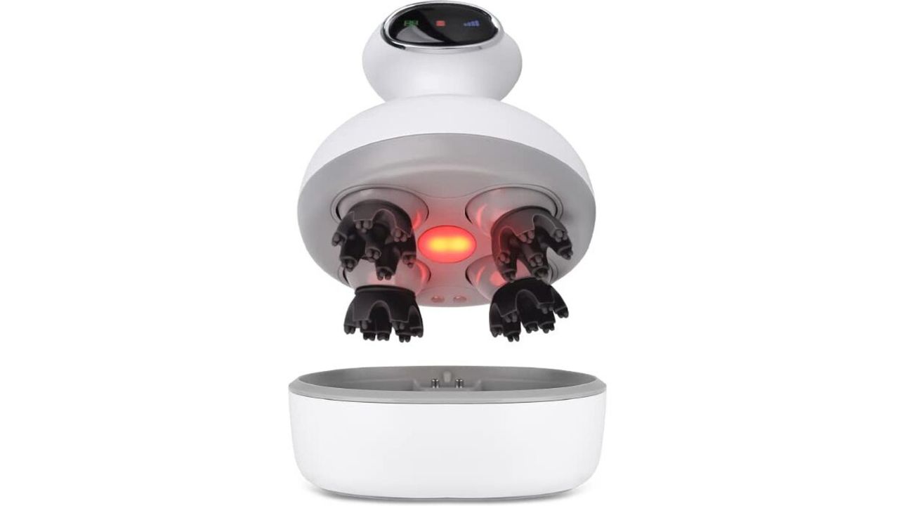 HOUZAIDE World Wellness Head Massager with Red Light Therapy