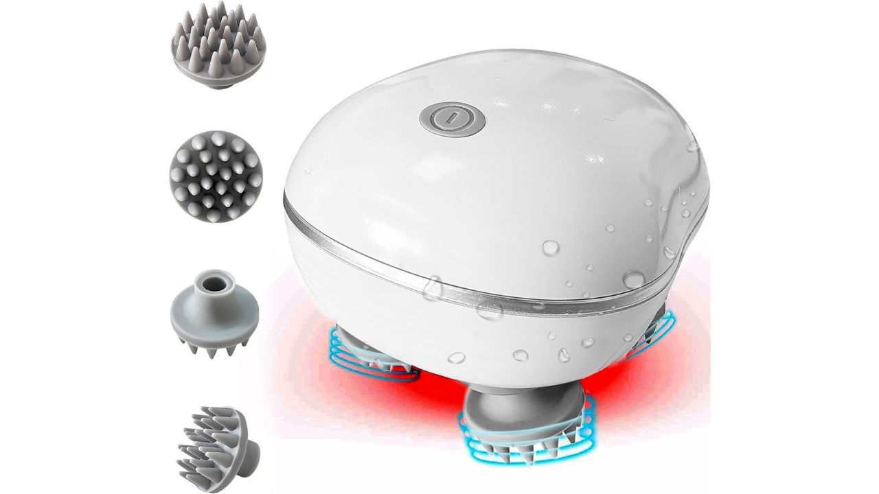 ZOVILSTORE Rechargeable Head Massager with 3-Speed Mode