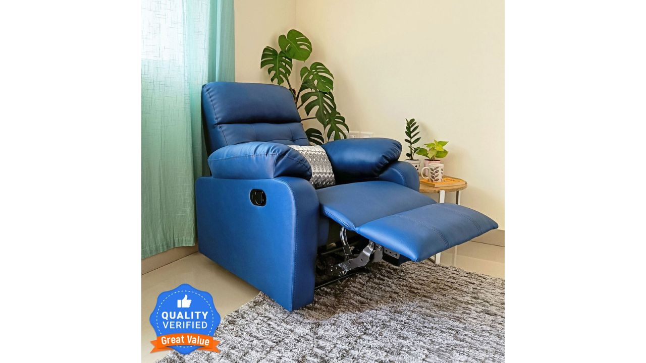 Nilkamal Sierra 1 Seater Fabric Manual Recliner