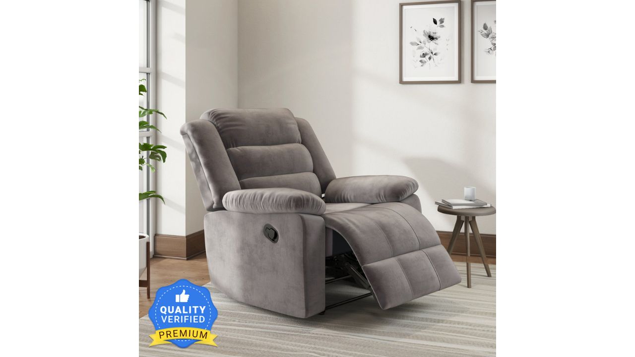 Nilkamal Sierra 1 Seater Fabric Manual Recliner