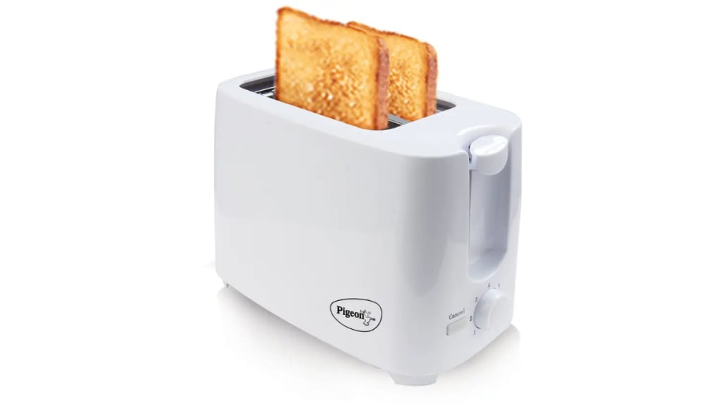 Pigeon Pop-Up Toaster with 6 Browning Settings