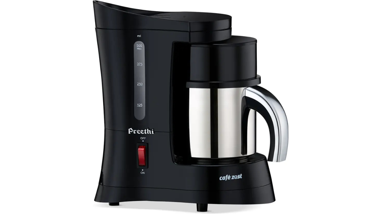 Large-capacity coffee machine ideal for home or commercial use, with fast brewing and durable design.