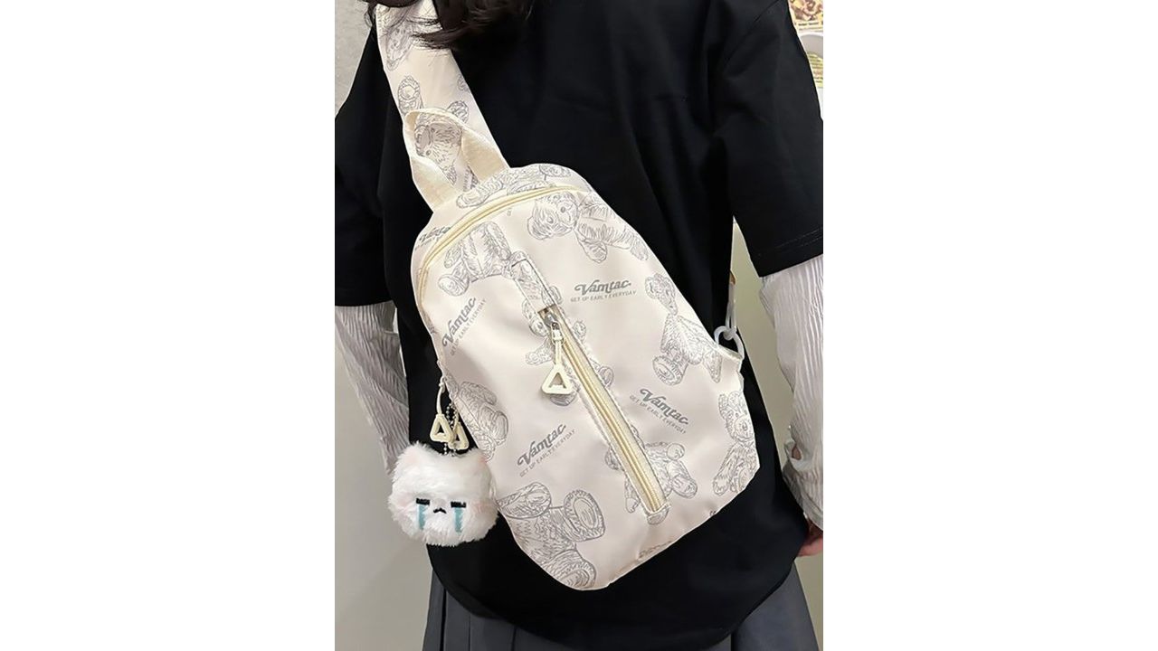 StyleCast x Revolte Printed Structured Shoulder Bag