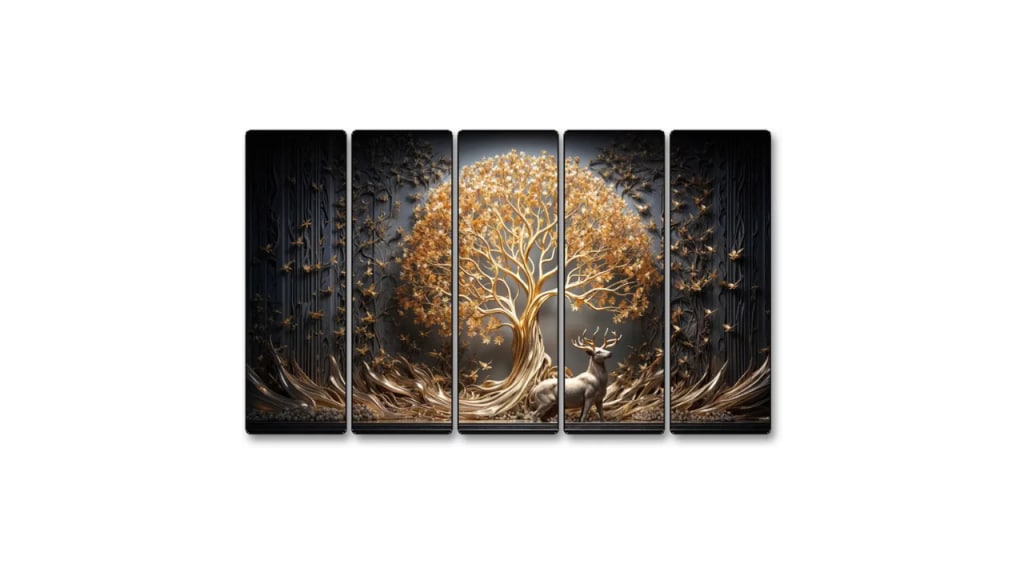 Money Tree Vastu Wall Art for Wealth