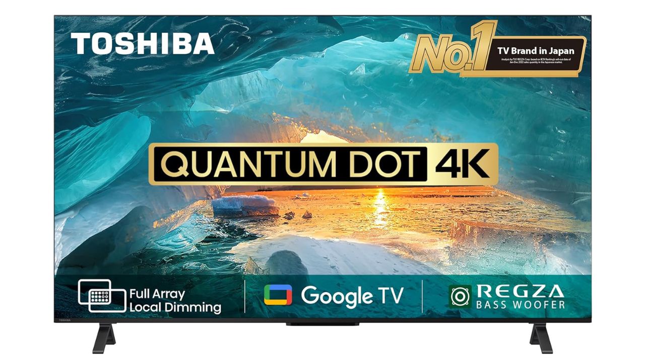 TOSHIBA 139 cm (55 inches) M550MP Series 4K Ultra HD Smart QLED Google TV