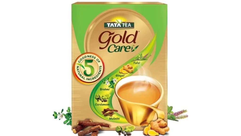 Tata Tea Gold Care – Infused With 5 Herbal Ingredients