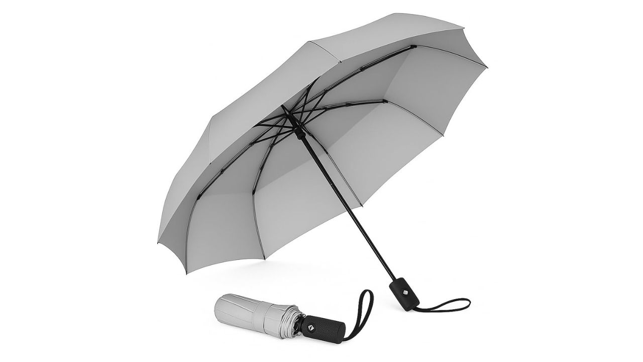 PESOMA UV Coated 3 Fold Umbrella