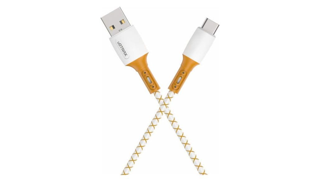 Cable Utrax USB Type-C 3.1M - Triple Coated Nylon Braided with Crystal Coating (50,000 Bending Lifespan)