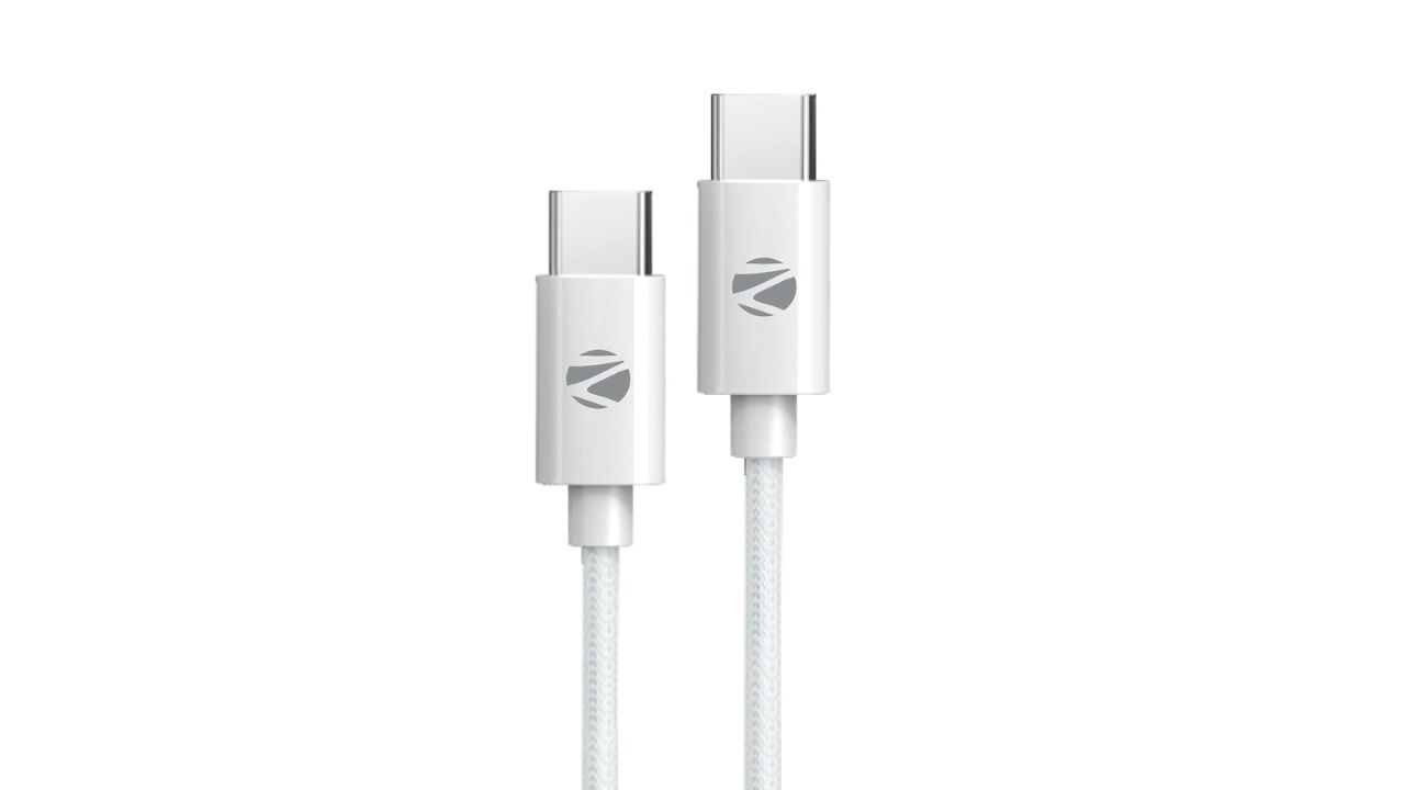Zebronics Braided Charging Cable - Power Your MacBook & More