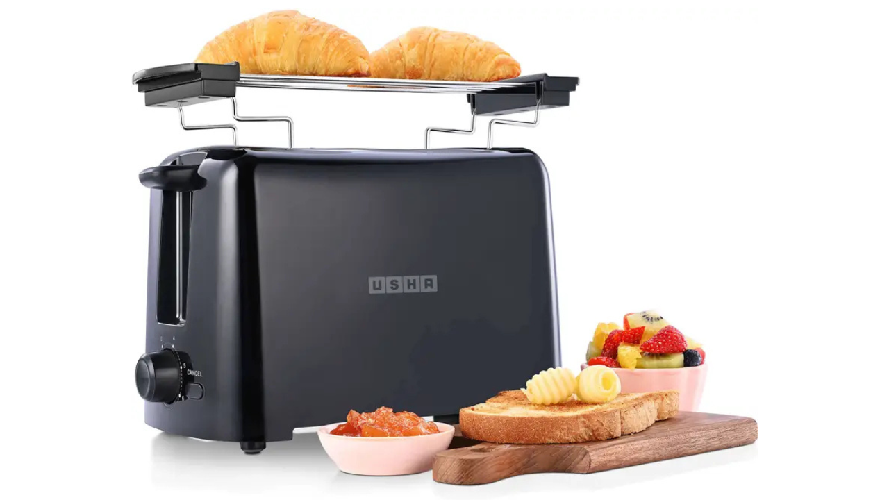 USHA Pop-Up Toaster with Warming Rack