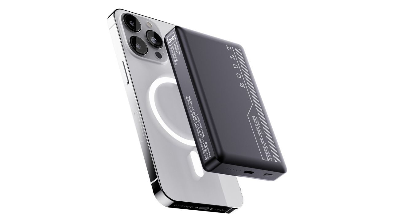Boult 10000 mAh 22W Wired & Wireless MagSafe Compact Power Bank