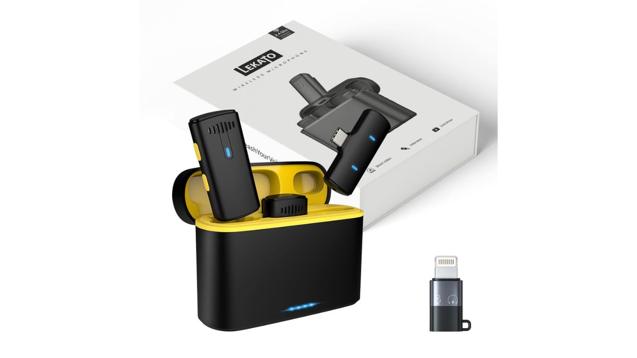 LEKATO Wireless Mic with Noise Reduction