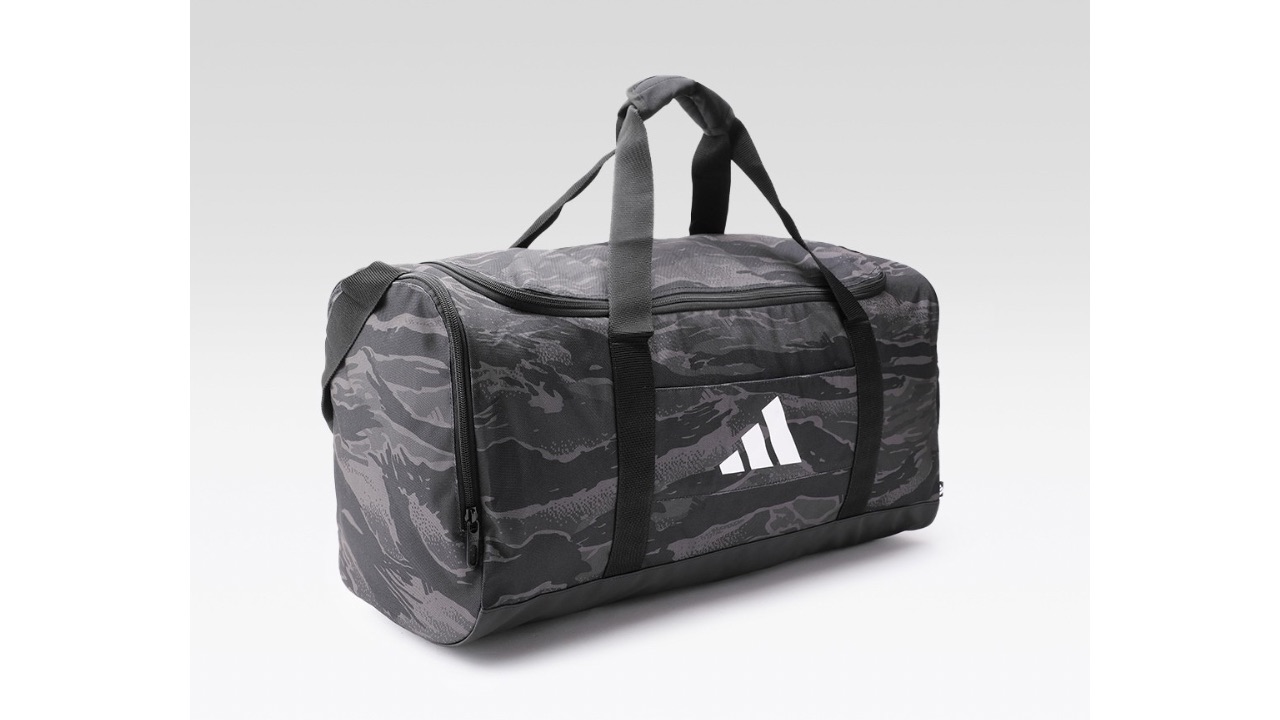 ADIDAS Unisex Printed Linear Camo Medium Duffel Bag