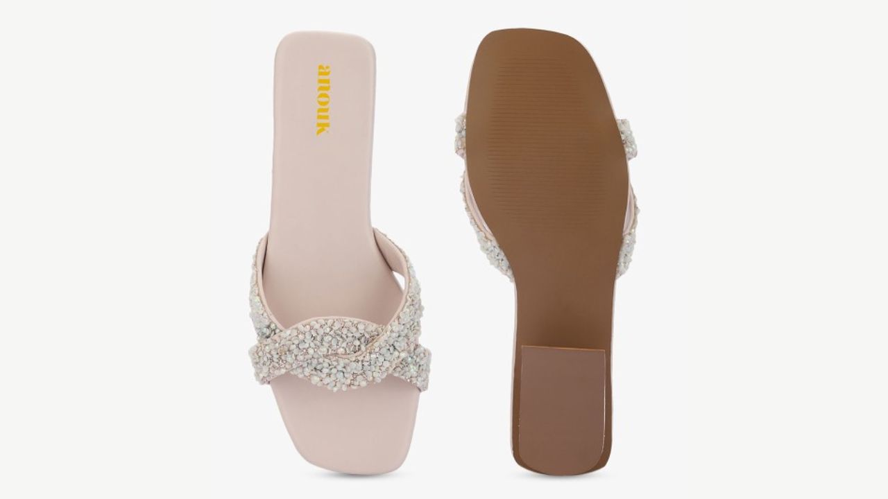 Anouk Women Embellished Block Sandals