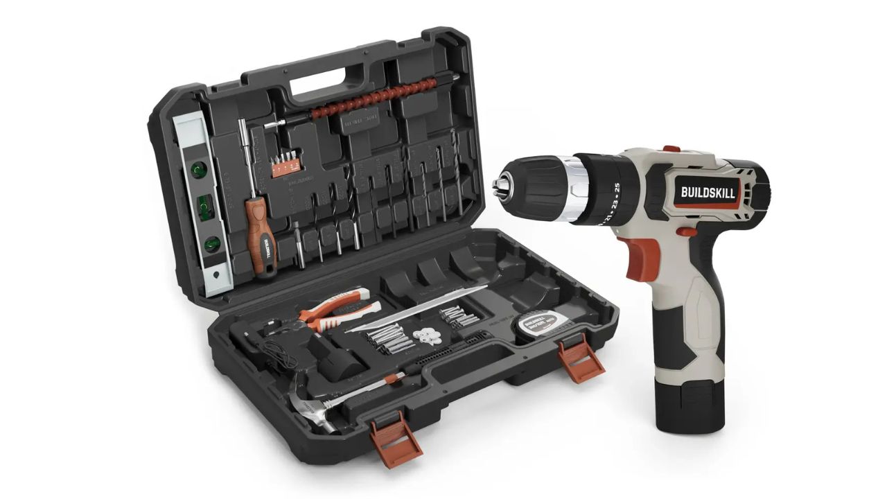 BUILDSKILL 12V Cordless Impact Drill Kit