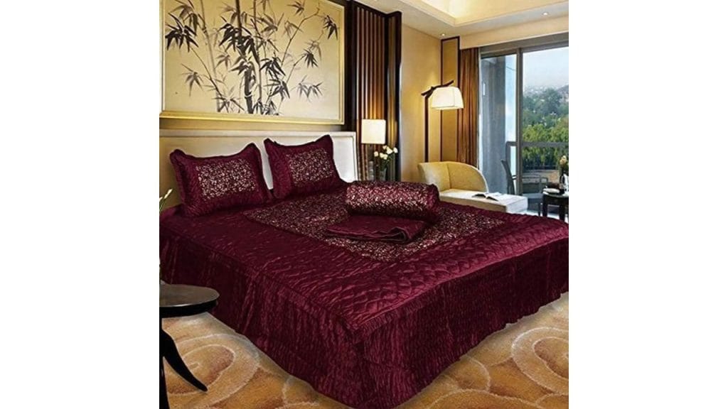 Barbican Satin Queen Size Bedding Set – The Glamorous Escape