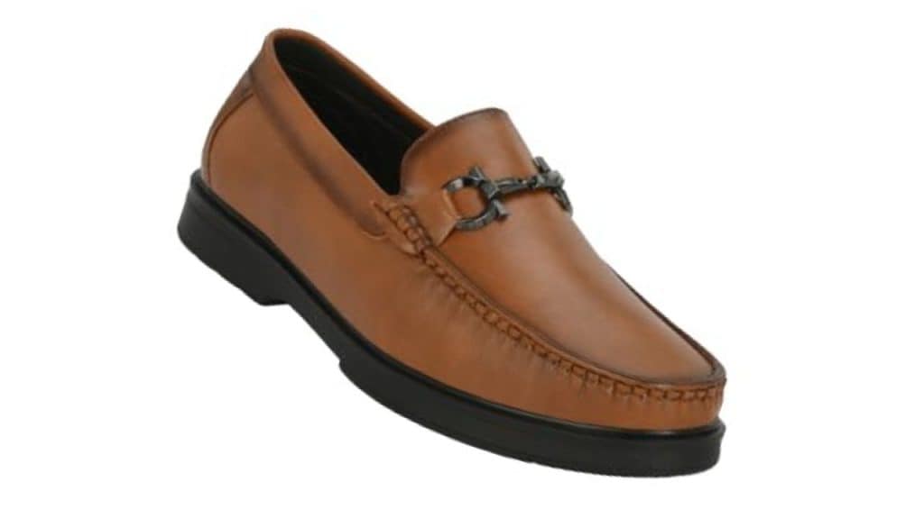 Big Fox Track Sole Buckle Loafers for Men