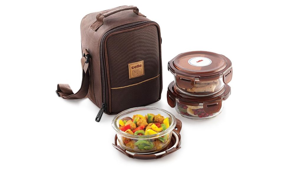 CELLO MF Glassy Seal O Fresh Glass Lunch Box Set