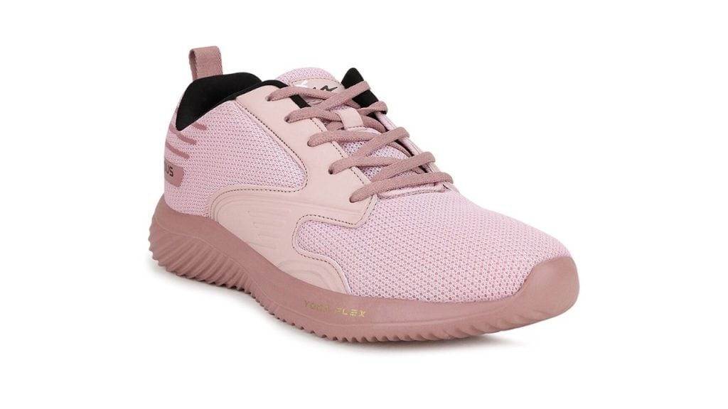Campus Women Pink Mesh Walking Shoes
