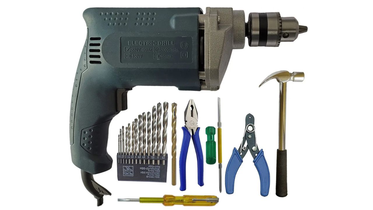 DUMDAAR 350W Drill Machine Kit