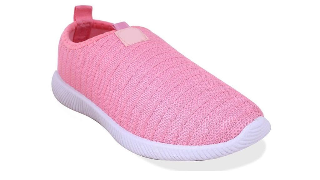 FABBMATE Women Pink Walking Non-Marking Shoes