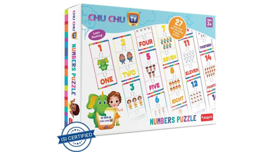 Funskool Chu Chu TV Numbers Jigsaw Puzzle – Learning to Count, the Fun Way