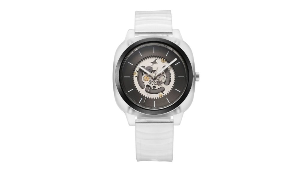Fastrack Unisex Bare Hype Transparent Quartz Anthacite Dial Analogue Watch 3312PP06