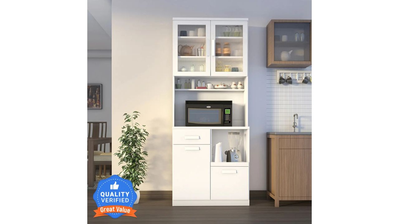 Flipkart Perfect Homes Ramsey Engineered Wood Kitchen Cabinet