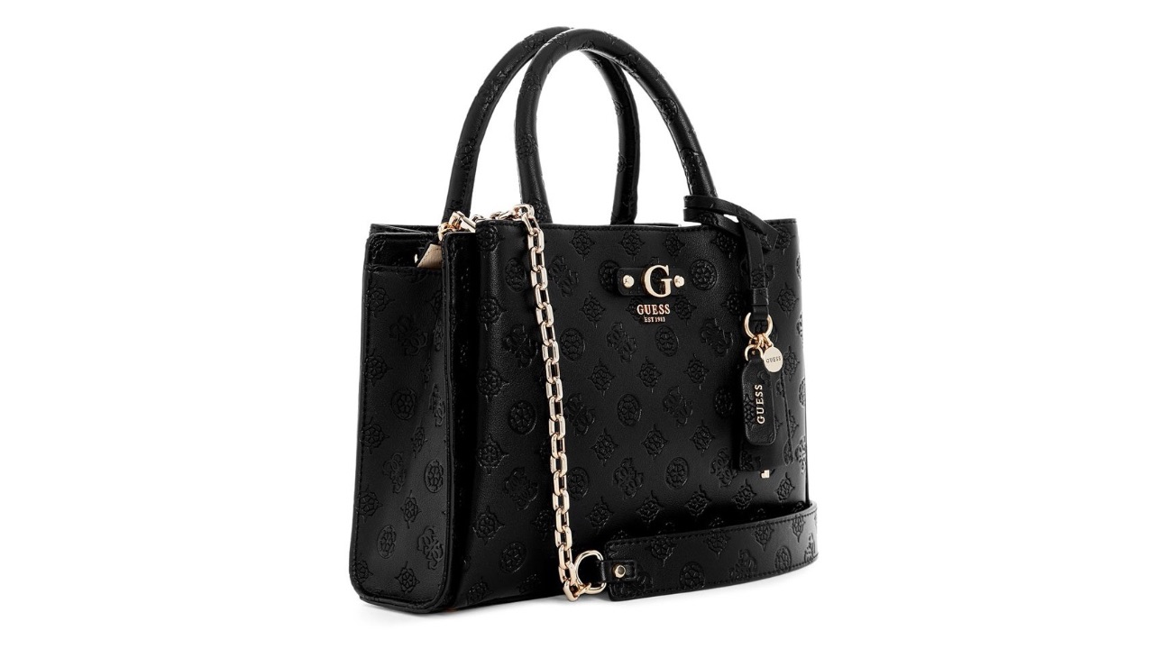 GUESS Printed PU Bucket Shoulder Bag with Tasselled 2