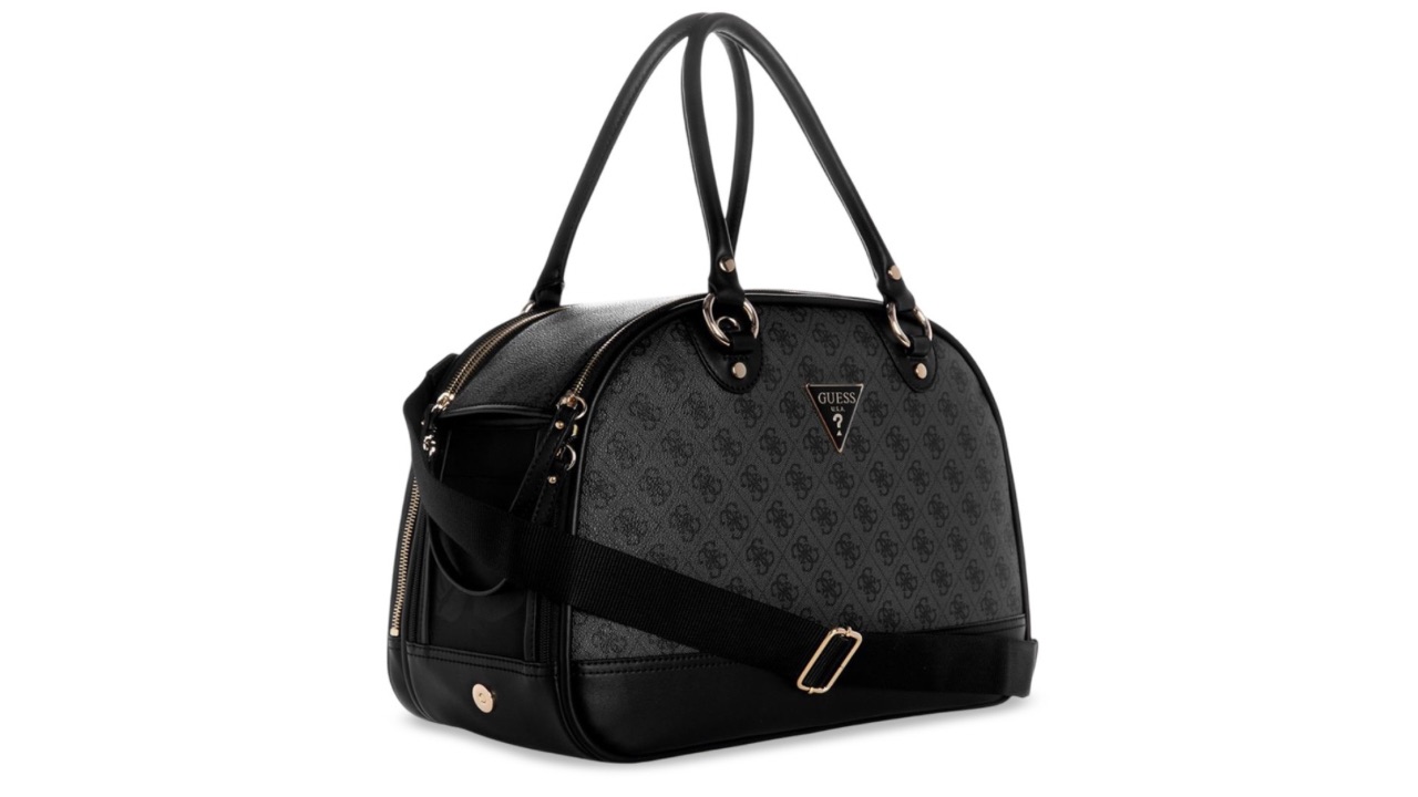 GUESS Printed PU Shopper Shoulder Bag