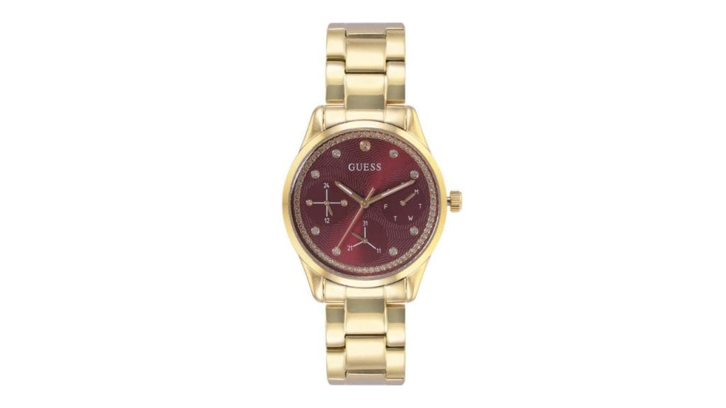 GUESS Women Bracelet Style Straps Analogue Multi Function Watch