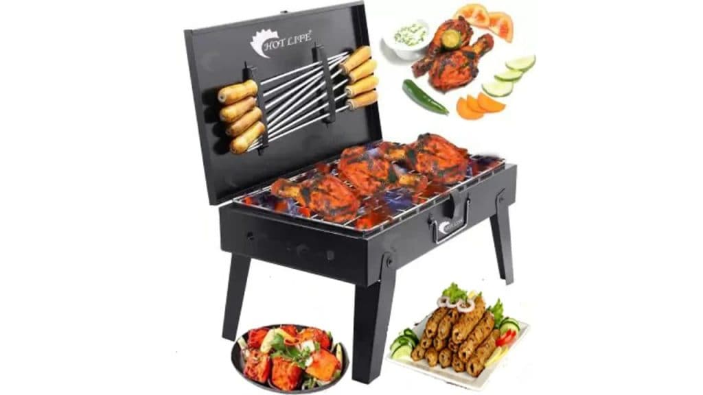 HOT LIFE Folding Briefcase Metal Barbeque Grill