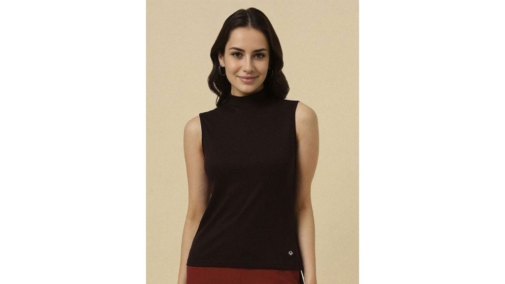 Hello, Stripes: The High-Neck Sleeveless Top