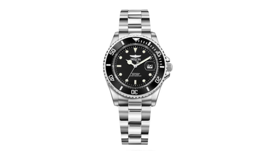 Invicta Men Pro Diver Stainless Steel Bracelet Style Straps Analogue Watch 
