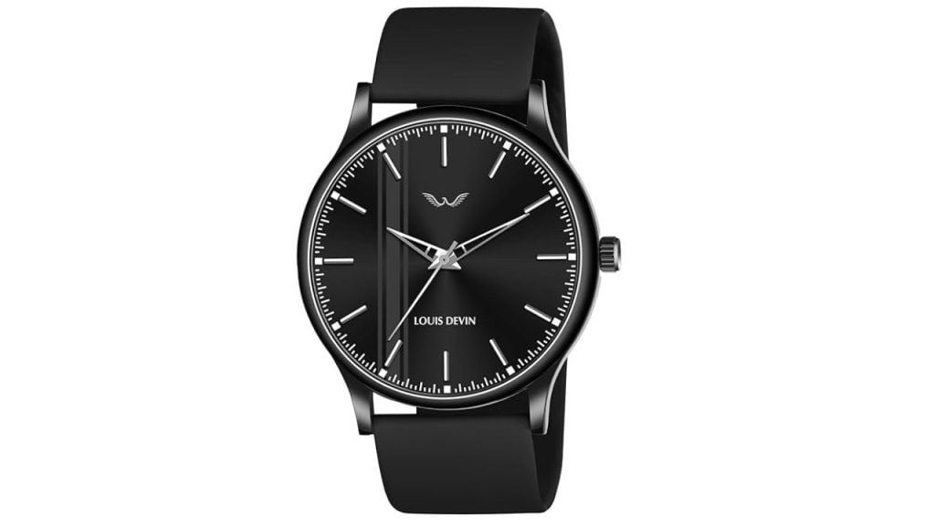 LOUIS DEVIN Silicone Strap Analog Watch