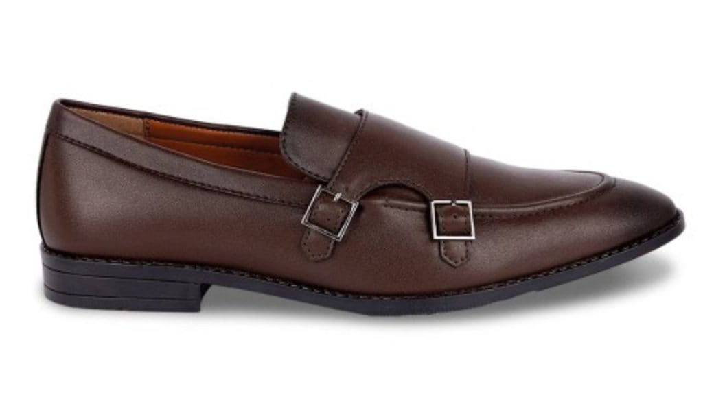 LOUIS STITCH Men Slip On Formal Monk Shoes