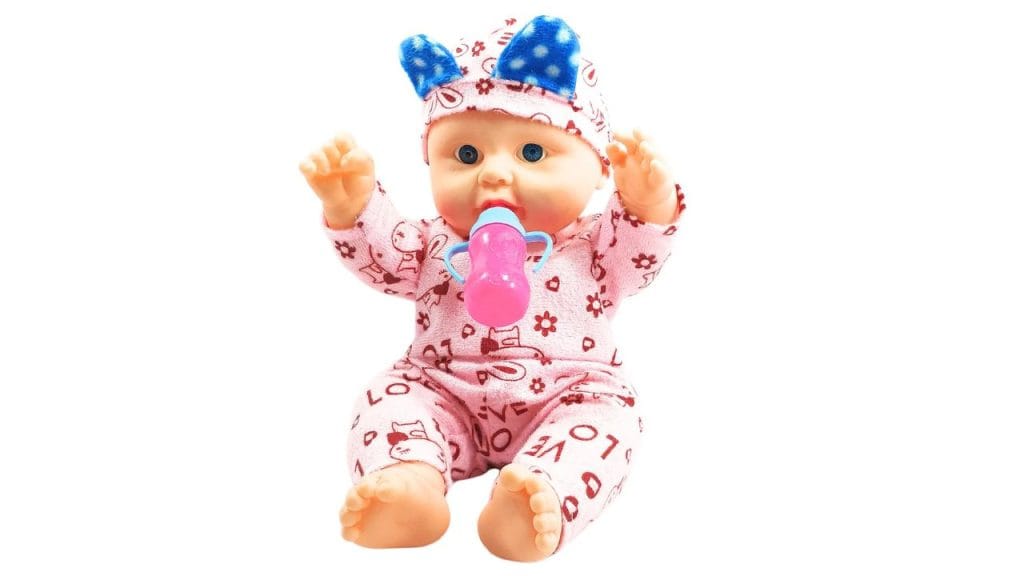 Ladli Cute Little Boy in Teddy Printed Dress