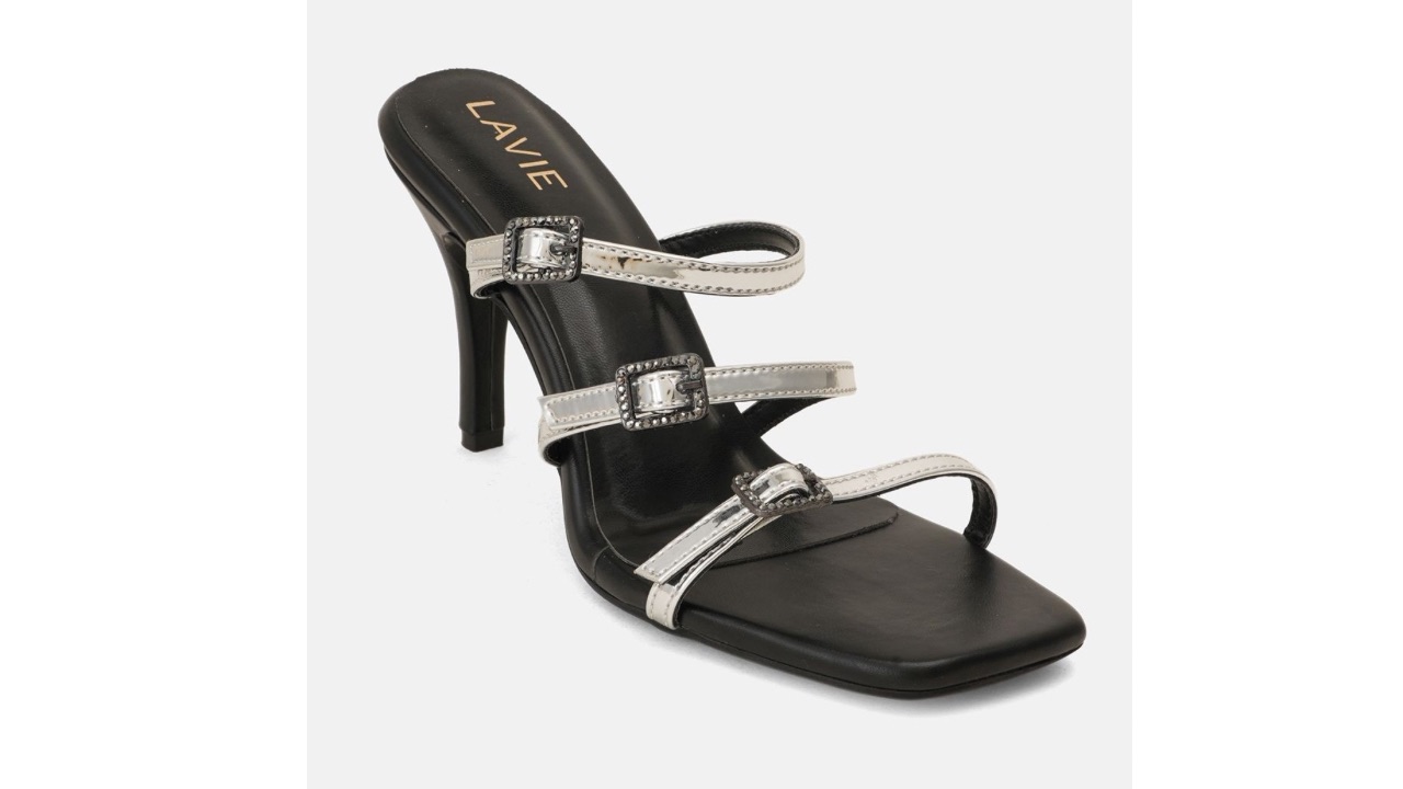 Lavie Slim Heeled Sandals with Buckles