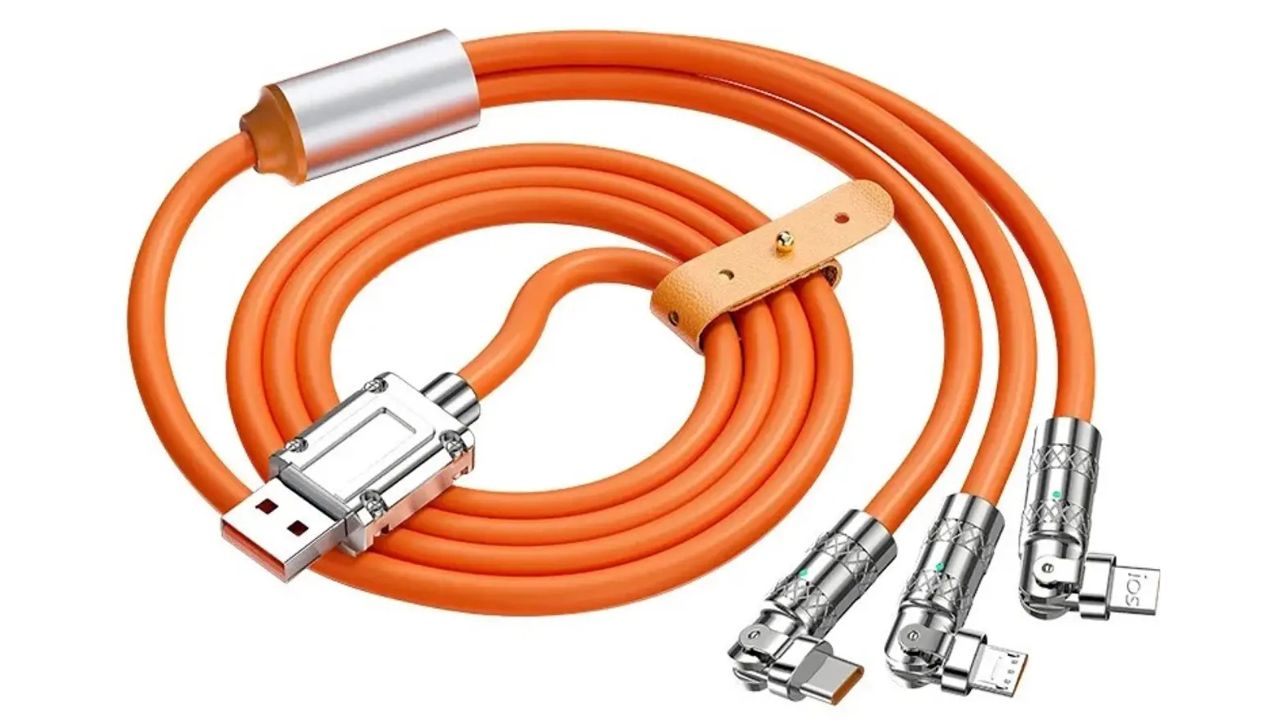 Life Like 3-in-1 Cable (1.2m, 120W): The Fast & Flexible Charger