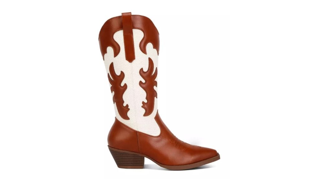 London Rag Tan Patchwork Cowboy Boots