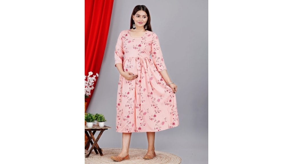 Loyster Floral Printed Maternity Dresses