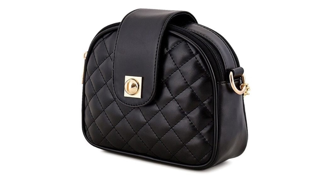 Lychee bags Structured Sling Bag with Quilted